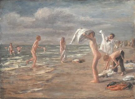 File:Max Liebermann Boys Bathing.jpg - Wikimedia Commons