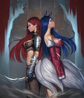 ArtStation - Katarina X Ahri