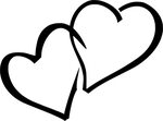 SVG double valentine silver together - Free SVG Image & Icon