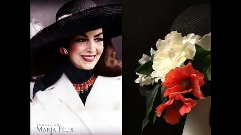 MARÍA FÉLIX Vestuario y sombrero DIOR HIPÓDROMO DE PARÍS Fun