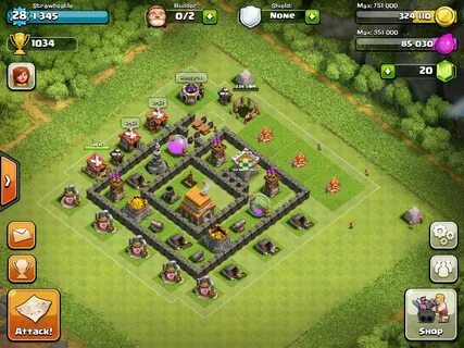 clash of clans best base design town hall level 5 - Wonvo
