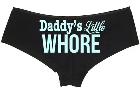 DADDY'S LITTLE WHORE owned slave boy short panties Etsy