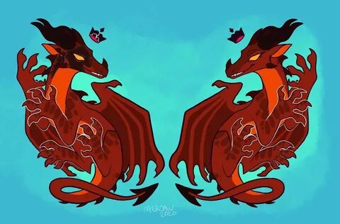 wingsoffire queen scarlet by meroaw on DeviantArt in 2021 Fi