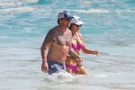 Christina Haack Looks Hot in a Pink Bikini on the Beach in C