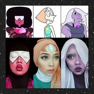 The main characters of Steven Universe #Garnet #Pearl #Ameth