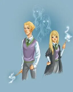 FanArt100: Beginnings by MuZzling - Narcissa (12) and Lucius