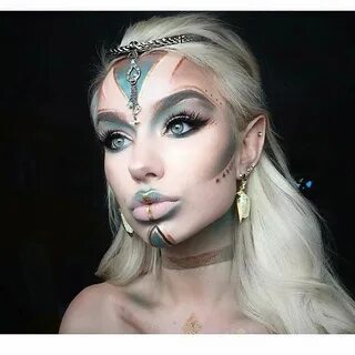 Elf Queen Fantasy makeup, Fairy makeup, Halloween makeup