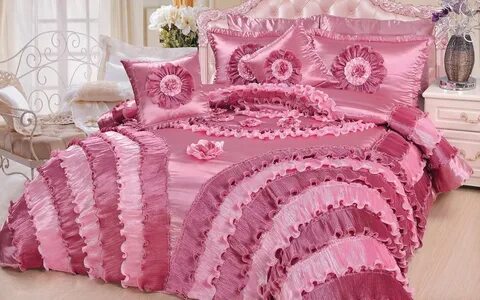 Rose California King Comforter Set Pink bedding, Pink comfor