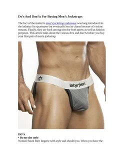 women wearing jockstraps.