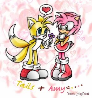 Taimy - tails and amy peminat Art (27743033) - Fanpop