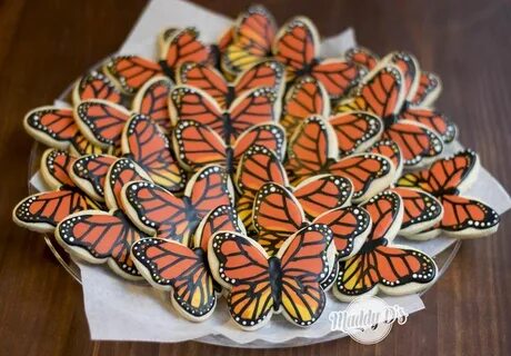 Monarch Butterflys Maddy by D's Butterfly cookies, Butterfly