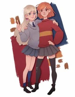 Its Ginny and Luna forever, Gryffinclaw girlfriends https://