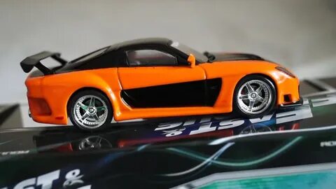 Details about Hans Mazda RX-7 Orange and Black Fast & Furiou