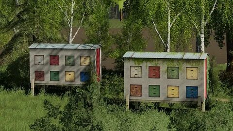 Bee House v1.0 FS19 Farming Simulator 22 мод FS 19 МОДЫ