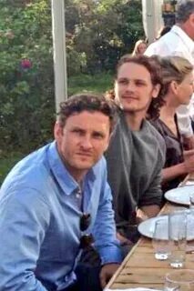 Steven Cree & Sam Heughan // Birthday party for Ron D. M