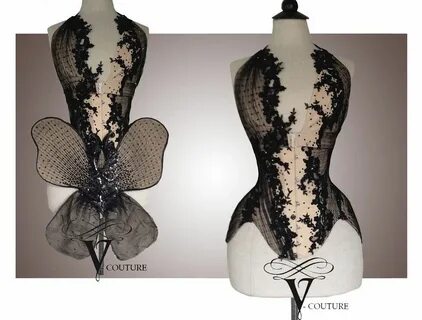 Butterfly Corset Steampunk corset, Boutique couture, Corset