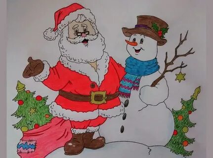 Christmas Drawing at PaintingValley.com Explore collection o