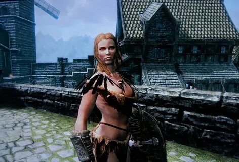 Skyrim Jordis The Sword-Maiden 2 Follower Jordis wearing t. 