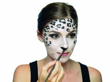 Snow Leopard Makeup Leopard makeup, Leopard makeup halloween