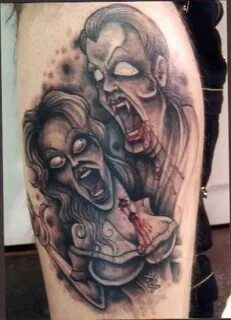 Scary Vampire Head Tattoo Vampire tattoo, Horror tattoo, Tat