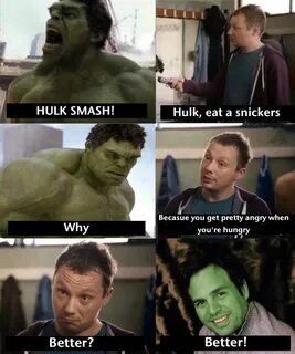 Hulk eats Snickers Snickers "Hungry?" Commercials Know Your 