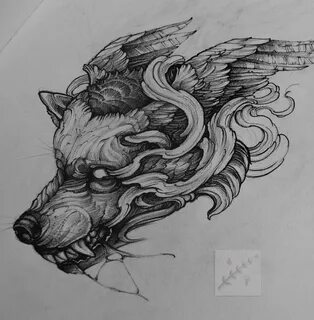 #tattoo #tattoosketch #tattooflash #illustration #art #wolf 