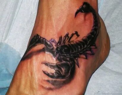 35 Nice Zodiac Scorpion Tattoos On Foot