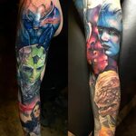 Mass Effect sleeve by Jeff Hubbard at Revolution Ink in Pelh