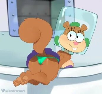 Somescrub's tweet - "Sandy Cheeks posting " - Trendsmap