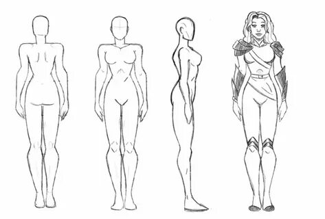 How to Draw Superheroes - Female Proportions + Suit Design R