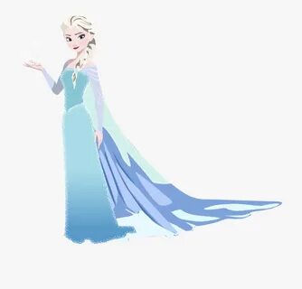 Disney Silhouette Png - Elsa Frozen Vector Png , Transparent