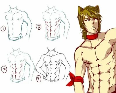 Abs Tutorial by FriezeKuroisora Drawings, How to draw abs, A