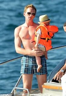 Neil Patrick Harris in France With Twins and Elton John POPS