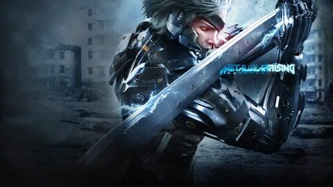 Скачать обои Ниндзя, Metal Gear, Киборг, Raiden, Rising, Met