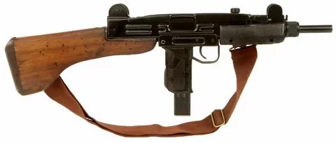 Deactivated Uzi with removable wooden stock - Modern Deactiv