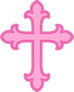 Pink Baptism Cross Clipart - Free Clip Art Images Cross clip