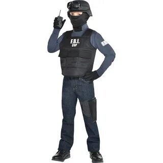 Наряд агента ФБР, Полицейская униформа, пуленепробиваемый жи
