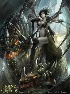 Legend of the Cryptids Dark fantasy art, Fantasy art women, 