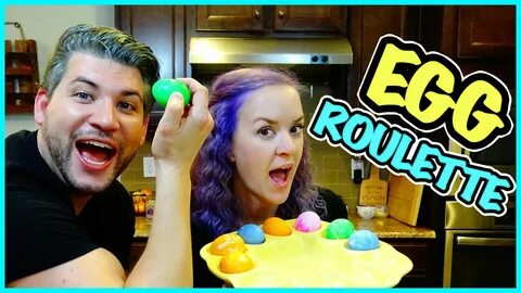 🐣 EASTER EGG ROULETTE CHALLENGE 🐣 WITH RAW EGGS!! SMELLY BEL
