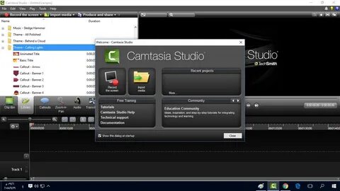 تحميل برنامج Camtasia Studio 8.6 /2015