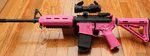 Скачать обои pink, ar15, assault rifle, magpul, раздел оружи