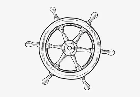 Ship Wheel Drawing at PaintingValley.com Explore collection 