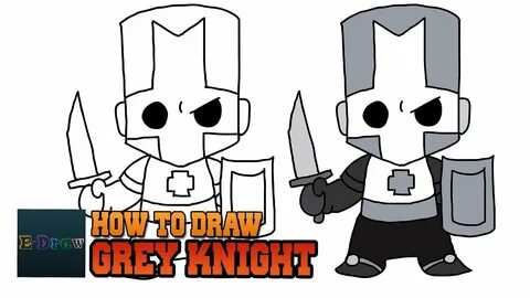 How to Draw Grey Knight Castle Crashers Art Tutorial Easy St