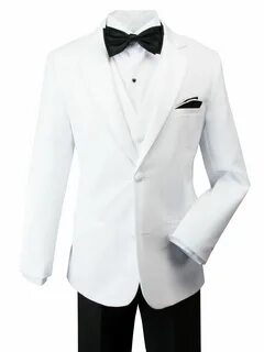 Spring Notion Boys' Modern Fit Tuxedo Set Hollywood White - 