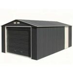 DuraMax 12x20 Gray Metal Storage Garage Building Kit (50951)