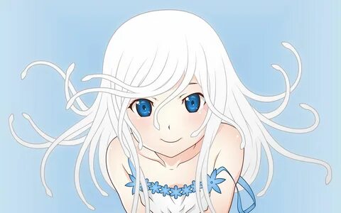 Sengoku Nadeko blue eyes Monogatari Series #anime anime girl