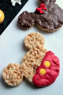 Mickey Mouse and Minnie Mouse Rice Krispie Treats Recipe Kri