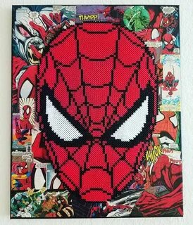 Spider-Man by pixelsquadofficial Perler bead patterns, Bead 