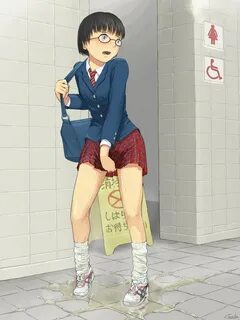 The secondary erotic image of the girl who is peeing pee WWW