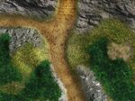 Clean Mountain Crossroad Map for DnD / Roll20 by SavingThrow